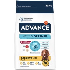 Advance Dog Sensitive Lamb and Rice ЯГНЕНОК корм для собак средних и крупных пород 3 кг (923544)